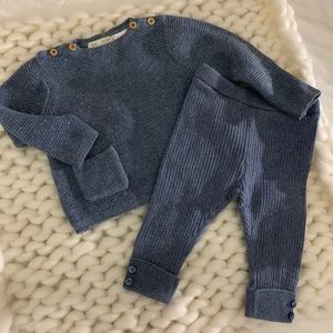 Zara baby sweater + pant set💙